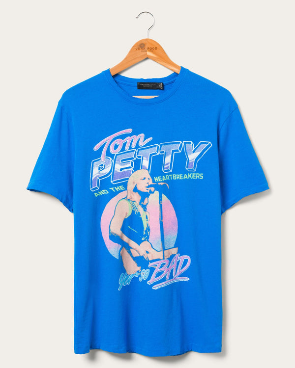 junk food clothing Tom Petty Yer So Bad Vintage Tee Blue Aster