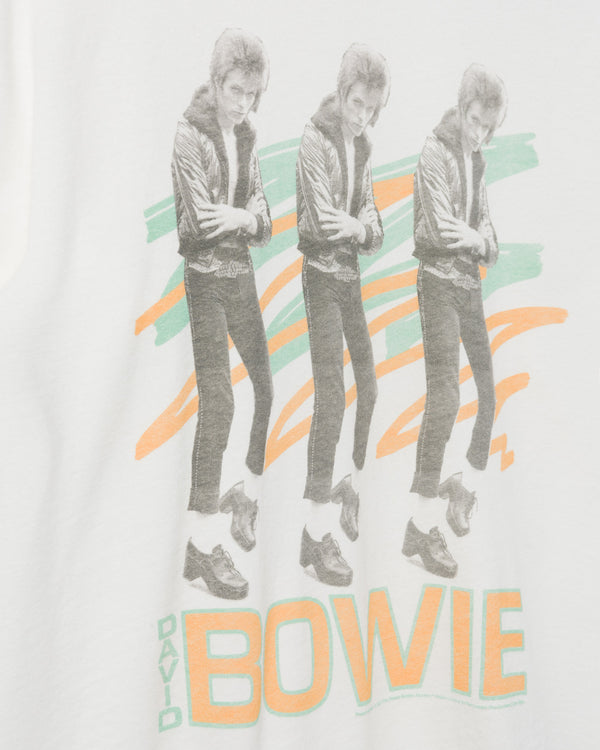 Junk Food Clothing Triple David Bowie Vintage Tee Vintage White