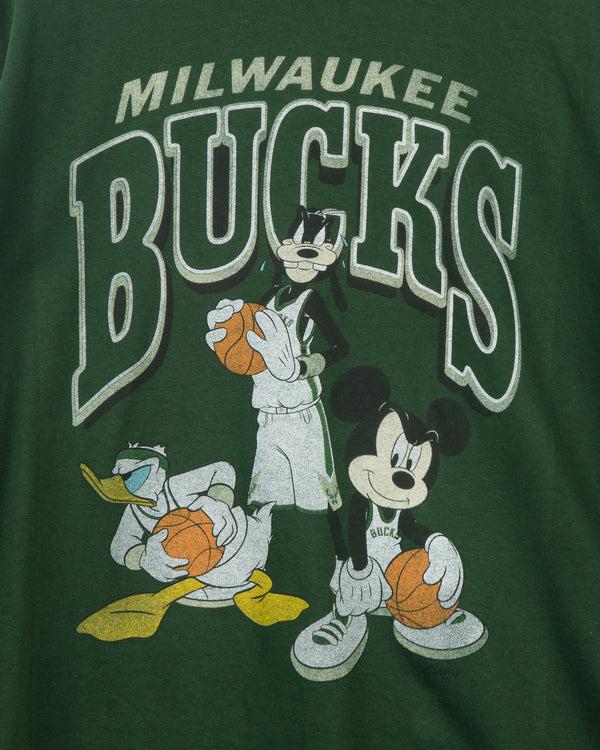 Junk Food Clothing UNISEX BUCKS TEAM MICKEY SQUAD TEE FOREST