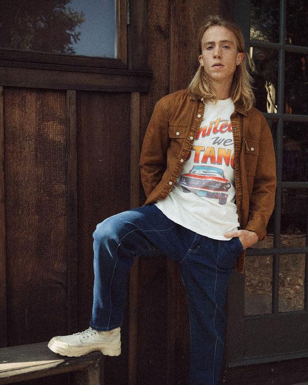 Junk Food Clothing United We Stang Vintage Tee Vintage White