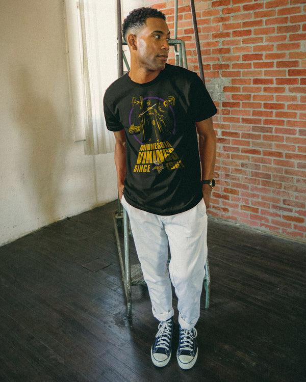 Junk Food Clothing Vikings Star Wars��� Title Crawl Tee Black