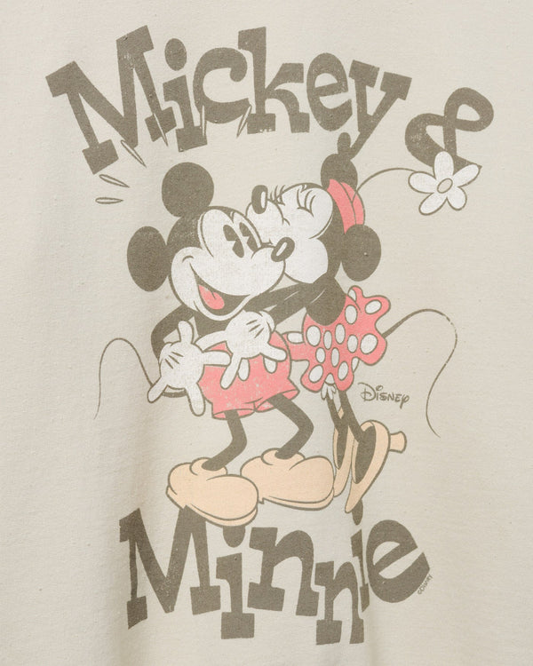 Junk Food Clothing Vintage Mickey & Minnie Flea Market Fleece Sand