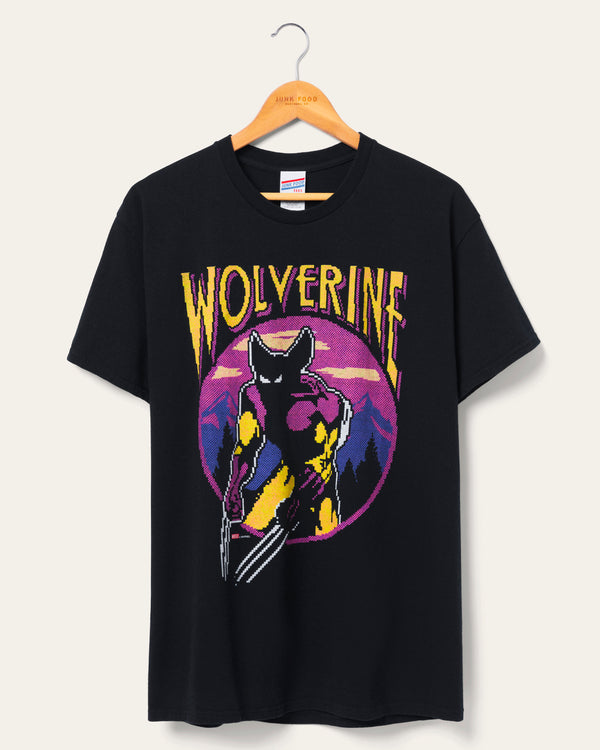 junk food clothing Wolverine 8-Bit Flea Market Tee Black