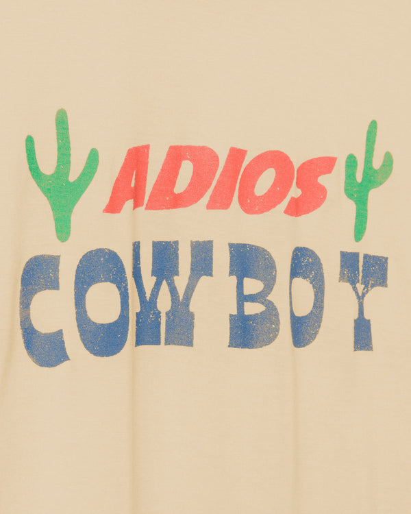 Junk Food Clothing Women's Adios Cowboy Vintage Tissue Tank Camel