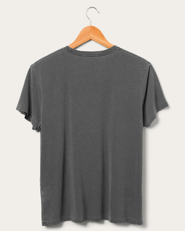 Junk Food Clothing Women's Aint My First Rodeo Vintage Destroy Tee Vintage Black