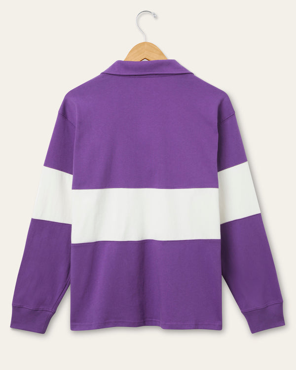 Junk Food Clothing Women's Baltimore Ravens Rugby Long Sleeve Purple