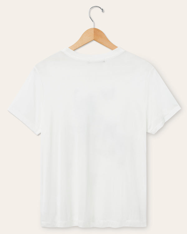 Junk Food Clothing Women's Bambi Sketch Vintage Tissue Tee Vintage White