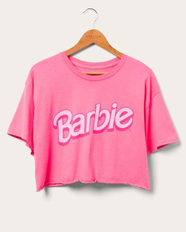 junk food clothing Women's Barbie Flea Market Crop Tee Azaelia