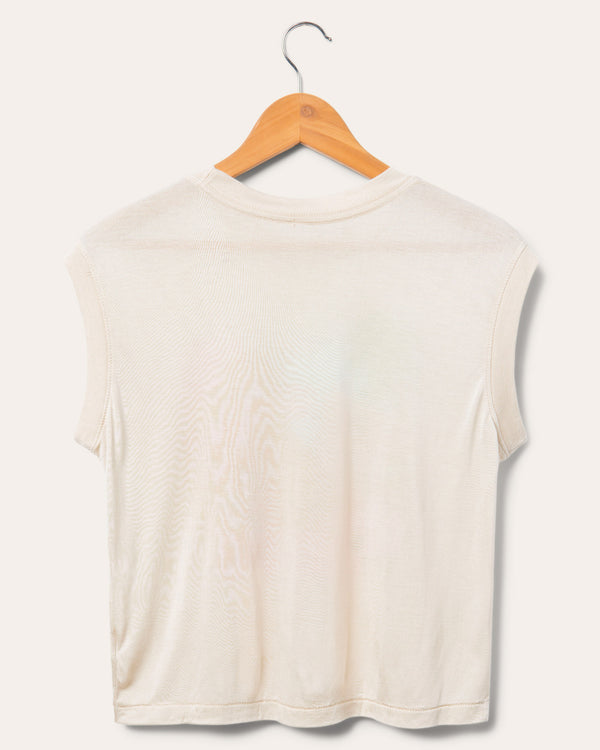 Junk Food Clothing Women's Barbie Malibu Vintage Tissue Tank Birch