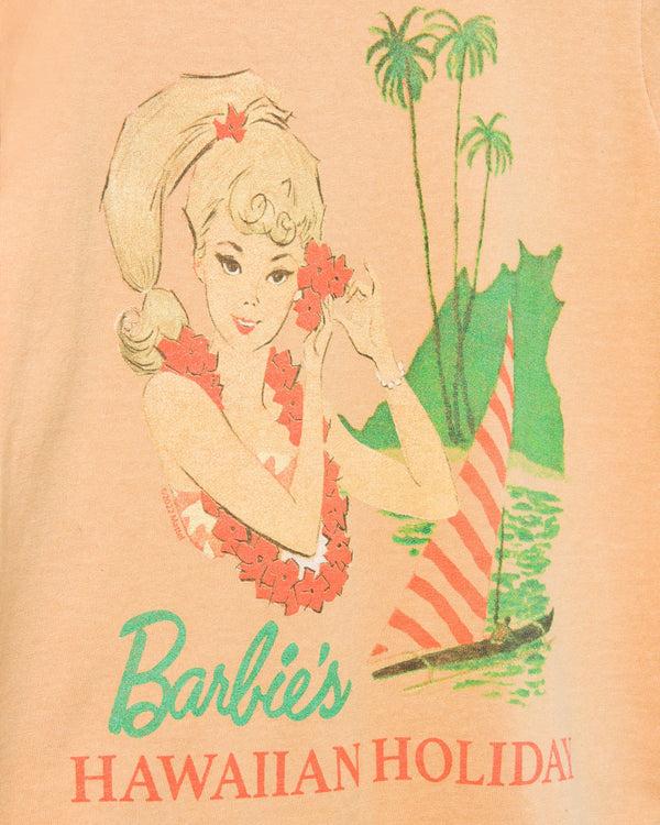 Junk Food Clothing Women's Barbie's Hawaiian Holiday Original Tee Musk Mellon