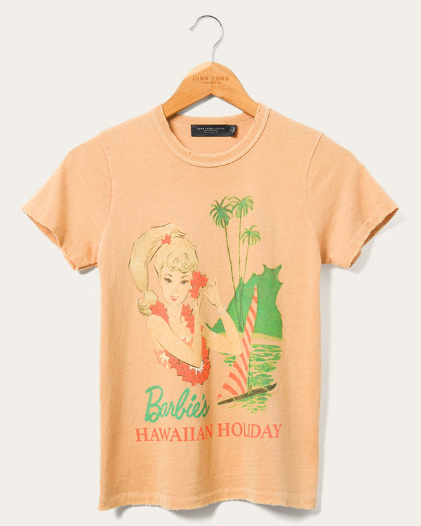 junk food clothing Women's Barbie's Hawaiian Holiday Original Tee Musk Mellon