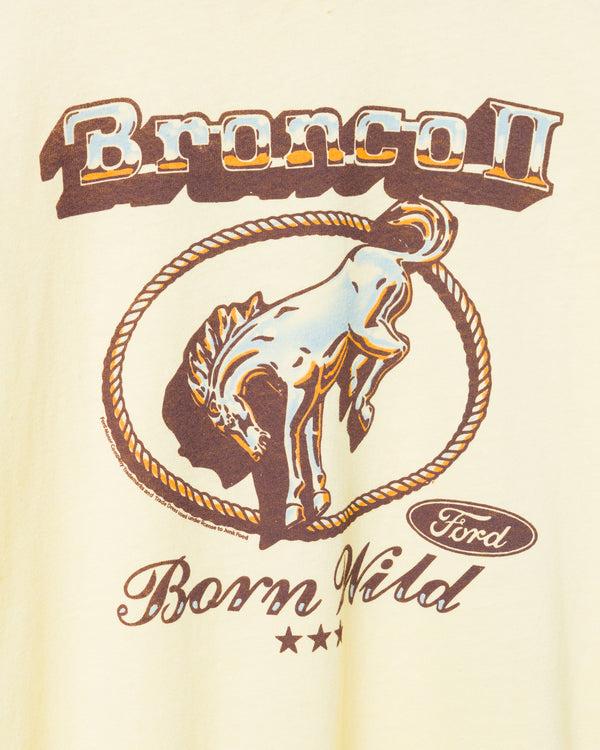 Junk Food Clothing Women's Bronco 2 Born Wild Original Tee Sunlight