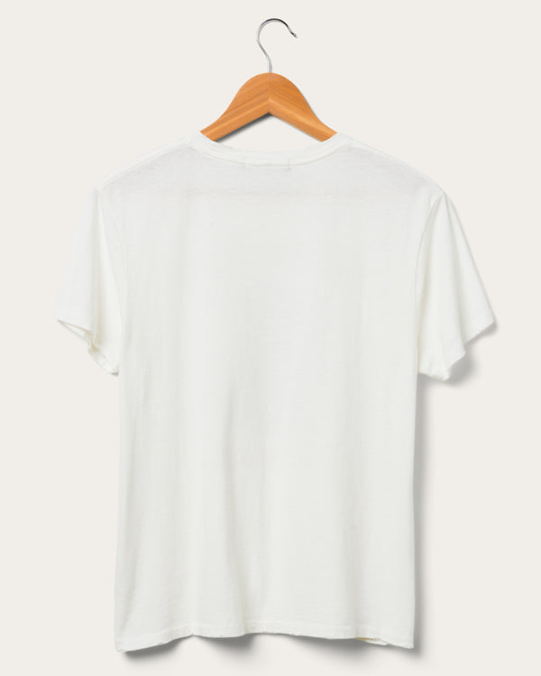 Junk Food Clothing Women's Budweiser AB Eagle Vintage Destroy Tee Vintage White