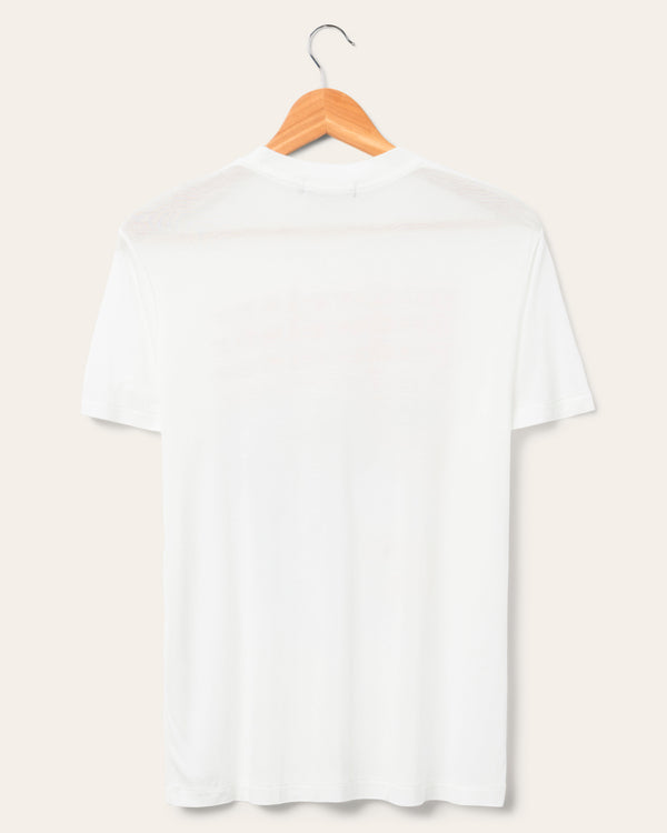 Junk Food Clothing Women's Budweiser Ice Vintage Tissue Tee Vintage White