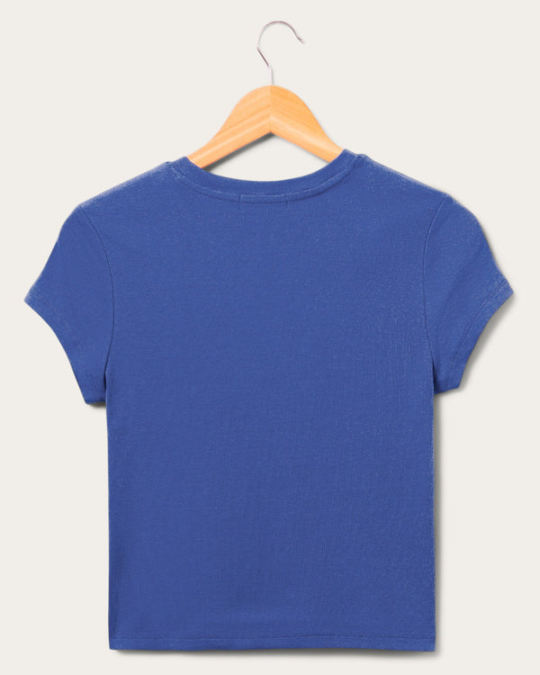 Junk Food Clothing Women's Buffalo Bills Baby Tee Liberty