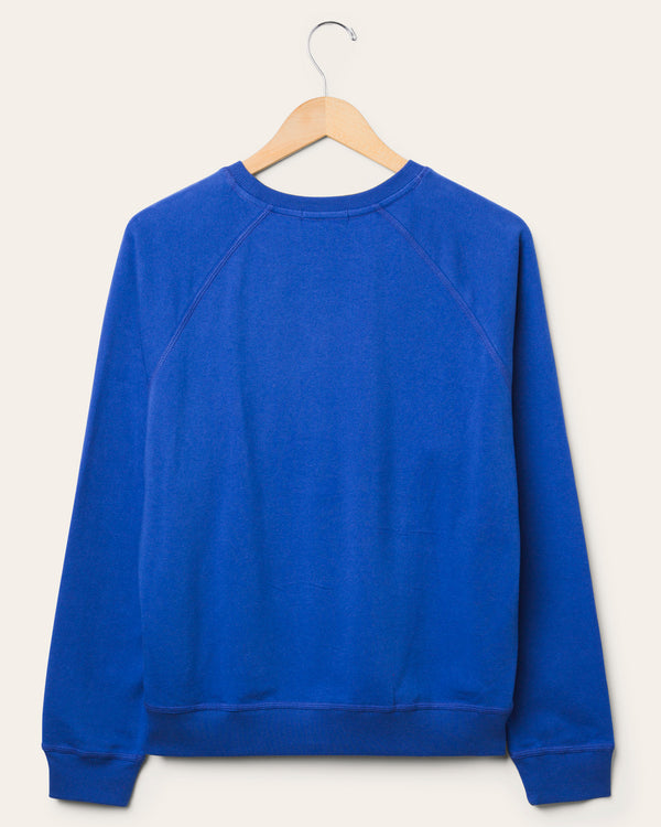 Junk Food Clothing Women's Buffalo Bills Football Raglan Crew Fleece Liberty