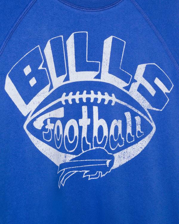 Junk Food Clothing Women's Buffalo Bills Football Raglan Crew Fleece Liberty