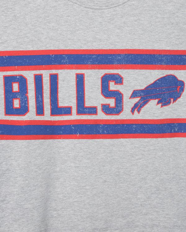 Junk Food Clothing Women's Buffalo Bills Sideline Baby Tee Heather Grey