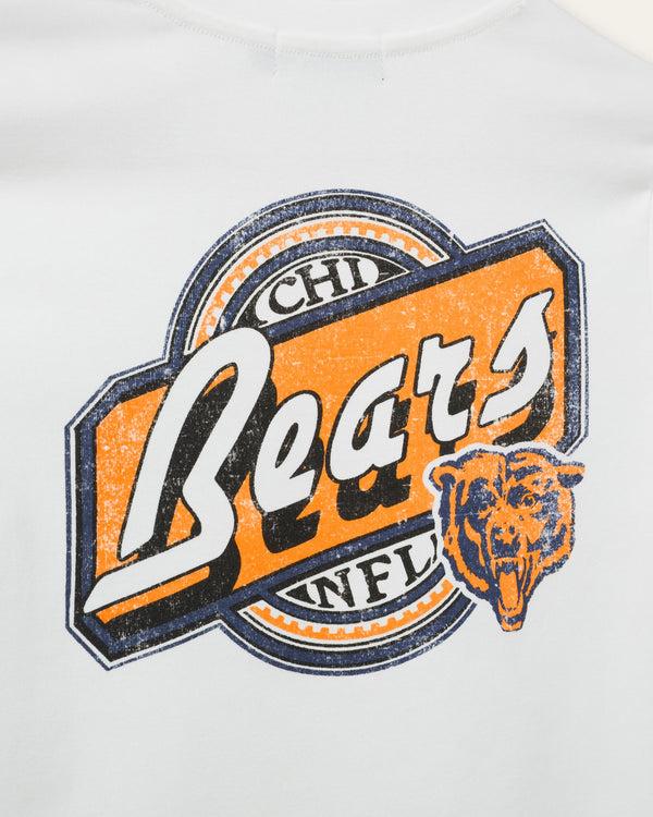 Junk Food Clothing Women's Chicago Bears Cheers Baby Tee Vintage White