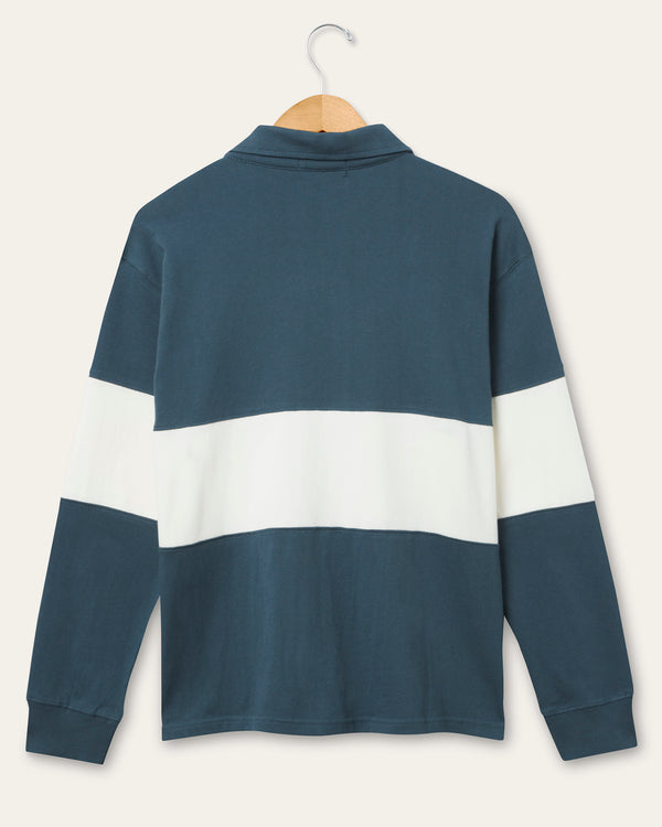 Junk Food Clothing Women's Chicago Bears Rugby Long Sleeve True Navy