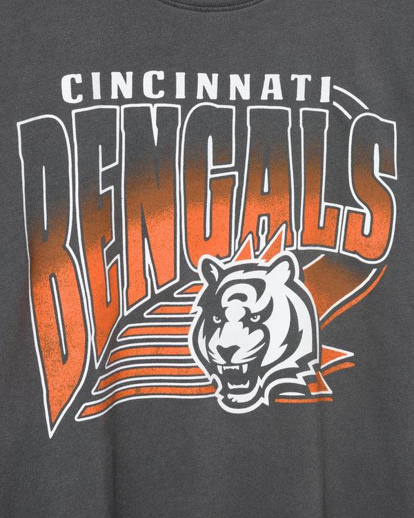 Junk Food Clothing Women's Cincinnati Bengals Vintage Tee Midnight