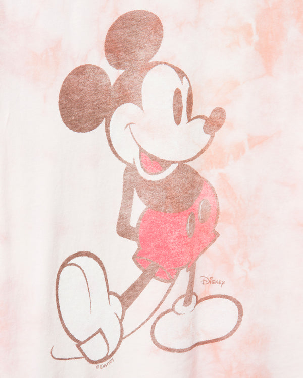 Junk Food Clothing Women's Classic Mickey Vintage Tee Tie Dye