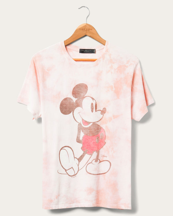 junk food clothing Women's Classic Mickey Vintage Tee Tie Dye