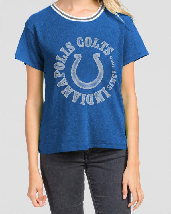 Junk Food Clothing Women's Colts Kickoff Crew LIBERTY