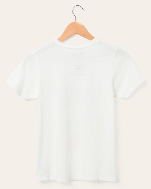 Junk Food Clothing Women's Coors Banquet Cowboy Original Tee Vintage White