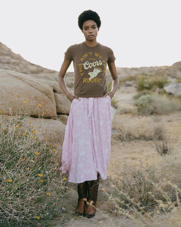 Junk Food Clothing Women's Coors Rodeo Original Tee Monks Robe