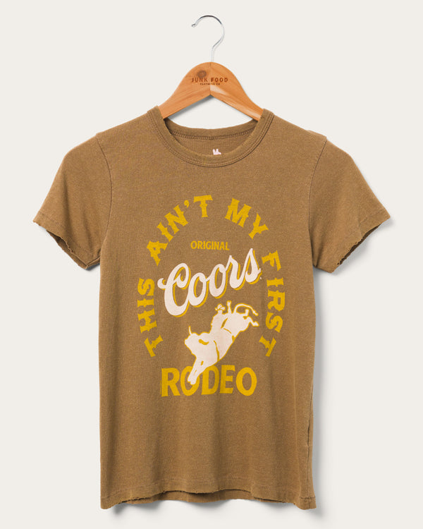 junk food clothing Women's Coors Rodeo Original Tee Monks Robe