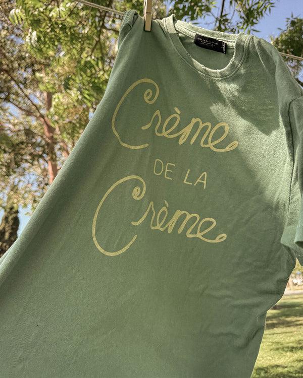 Junk Food Clothing Women's Crème De La Crème Vintage Tee Peridot