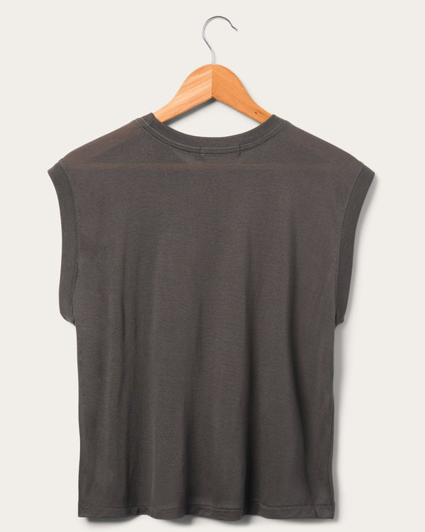 Junk Food Clothing Women's David Bowie Radio City Music Hall Vintage Tissue Tank Vintage Black