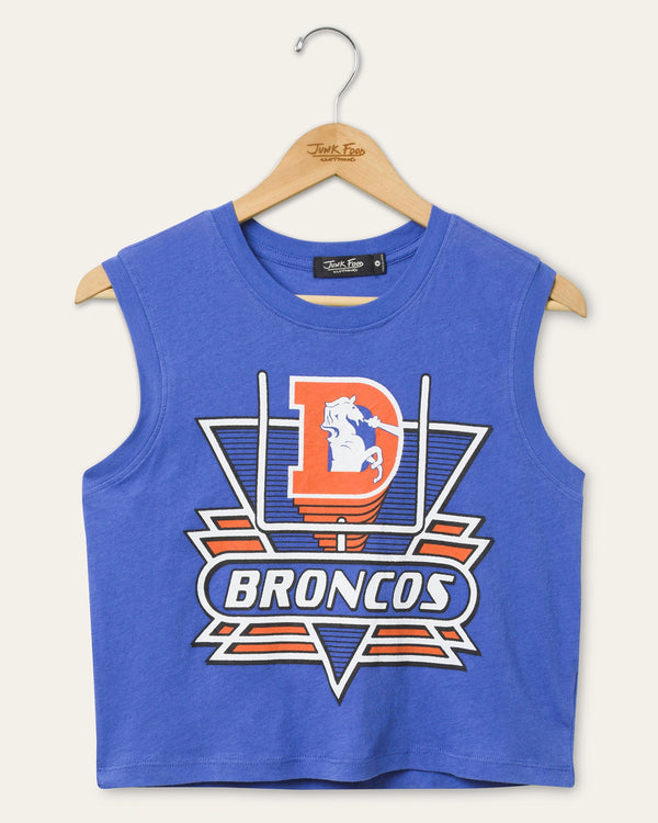 junk food clothing Women's Denver Broncos Field Goal Tank Liberty
