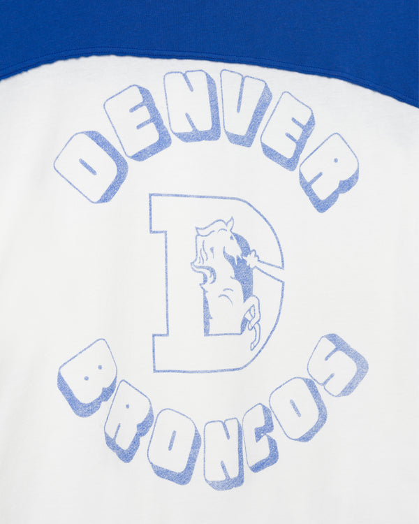 Junk Food Clothing Women's Denver Broncos Hail Mary Tee Sugar/Liberty