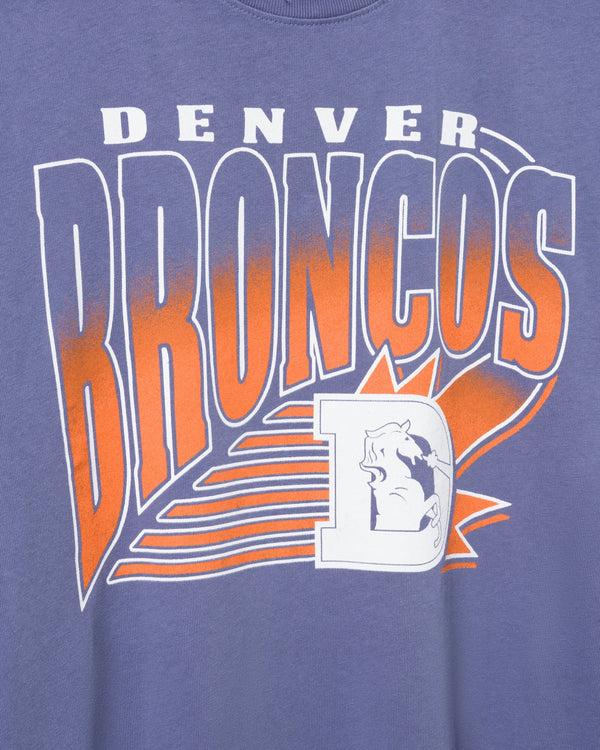 Junk Food Clothing Women's Denver Broncos Vintage Tee Liberty