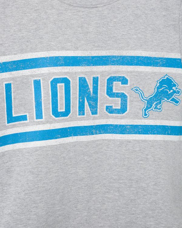 Junk Food Clothing Women's Detroit Lions Sideline Baby Tee Heather Grey