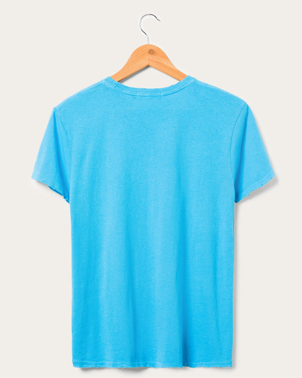 Junk Food Clothing Women's Detroit Lions Sunset Vintage Tee Liberty