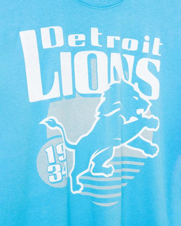 Junk Food Clothing Women's Detroit Lions Sunset Vintage Tee Liberty