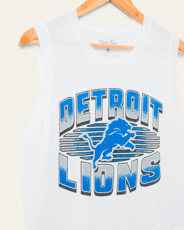 Junk Food Clothing Women's Detroit Lions Tank White