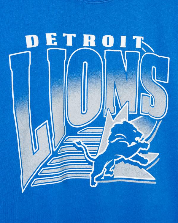 Junk Food Clothing Women's Detroit Lions Vintage Tee Lions Blue