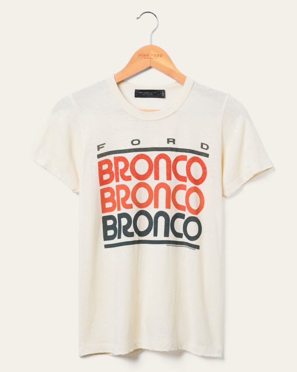 junk food clothing Women's Ford Bronco Original Tee Birch junk food clothing Women's Ford Bronco Original Tee Birch