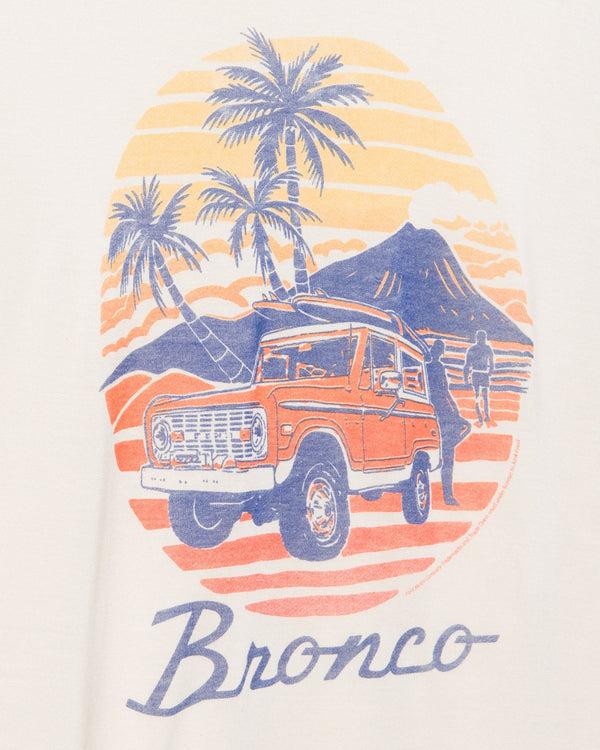Junk Food Clothing Women's Ford Bronco Sunset Vintage Tissue Tank Birch
