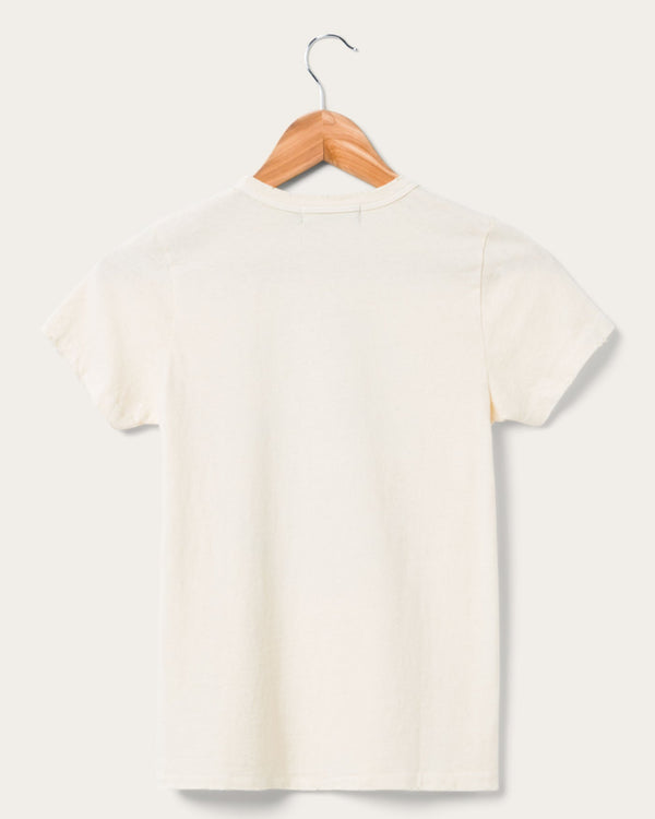 Junk Food Clothing Women's Ford Mustang Stripe Original Tee Birch