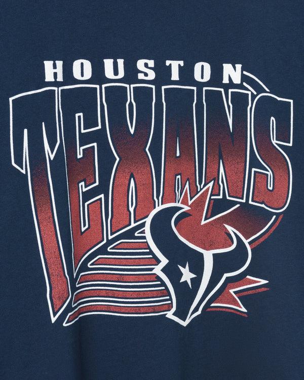Junk Food Clothing Women's Houston Texans Vintage Tee Navy
