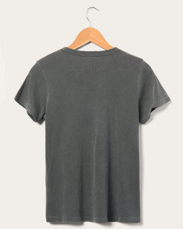 Junk Food Clothing Women's Janis Joplin Original Tee Vintage Black