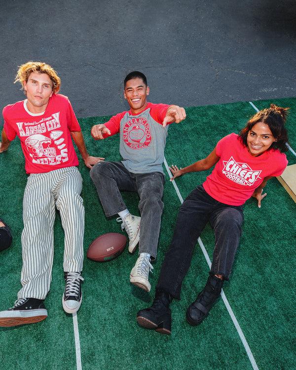 Junk Food Clothing Women's Kansas City Chiefs Baby Tee Licorice