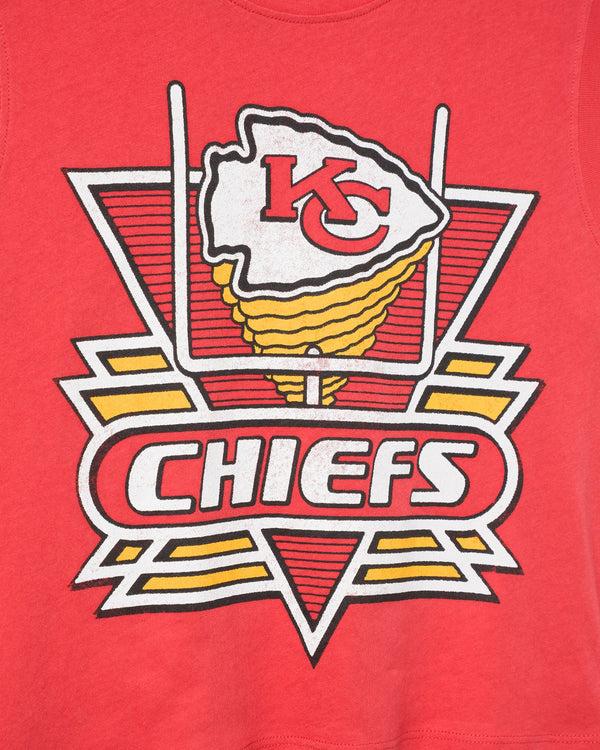 Junk Food Clothing Women's Kansas City Chiefs Field Goal Tank Licorice