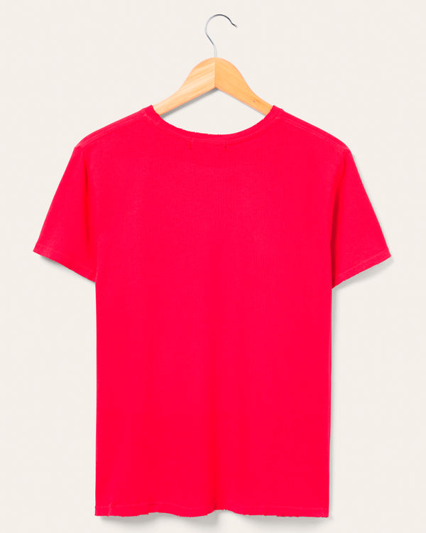 Junk Food Clothing Women's Kansas City Chiefs Vintage Tee Licorice