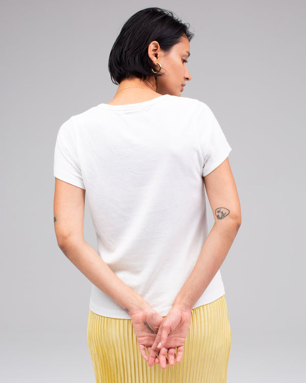 Junk Food Clothing Women's Lakers Vintage Crew VINTAGE WHITE